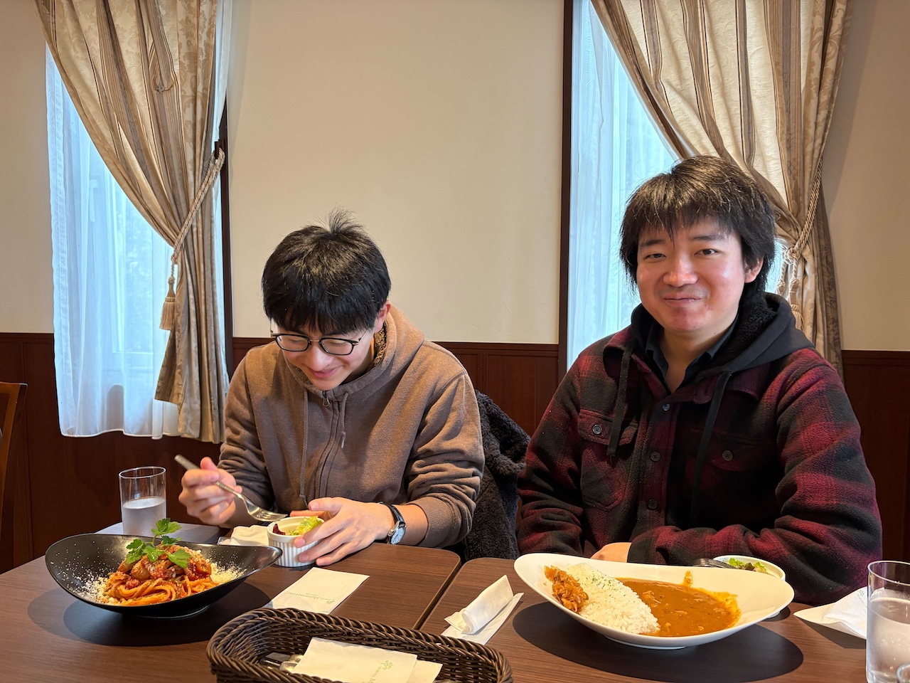 Nomura with Ohrui on his left